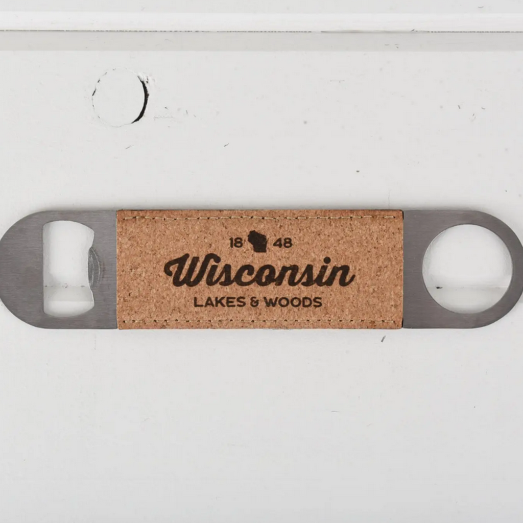 Classic State (Faire) Wisconsin Cork Bottle Opener