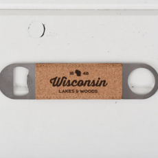 Classic State (Faire) Wisconsin Cork Bottle Opener