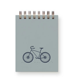 Volume One Bike Mini Jotter Notebook: Sky Blue