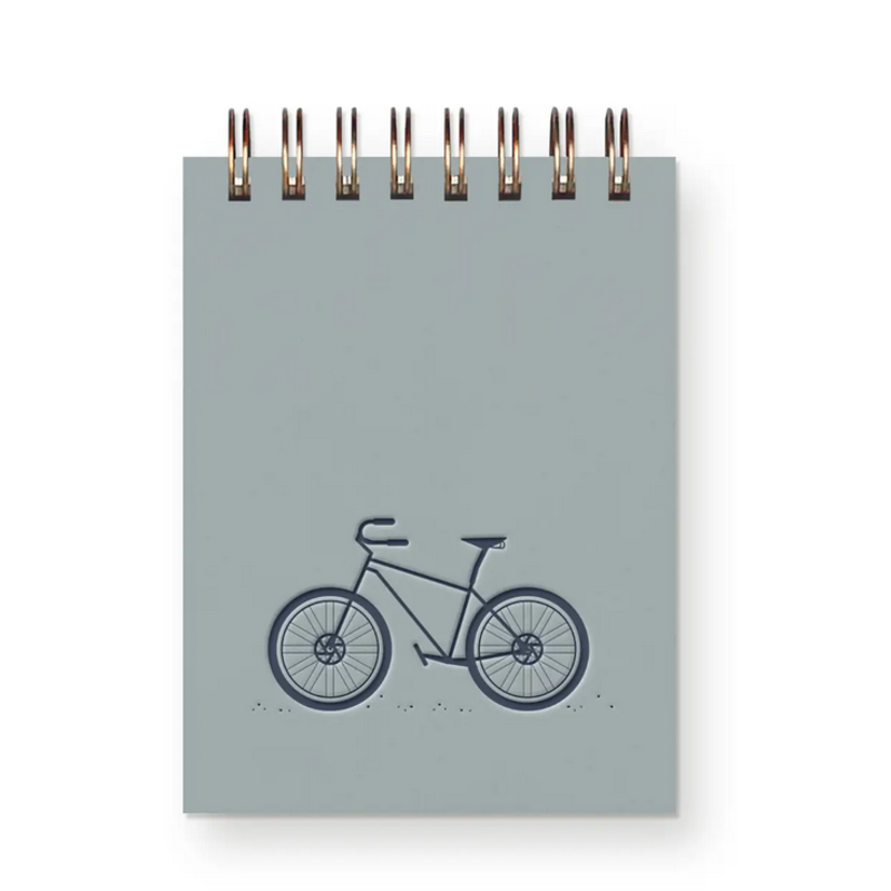 Volume One Bike Mini Jotter Notebook: Sky Blue