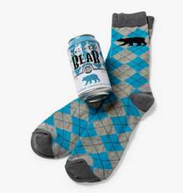 Little Blue House Beer Can Socks - Ice Cold Beer