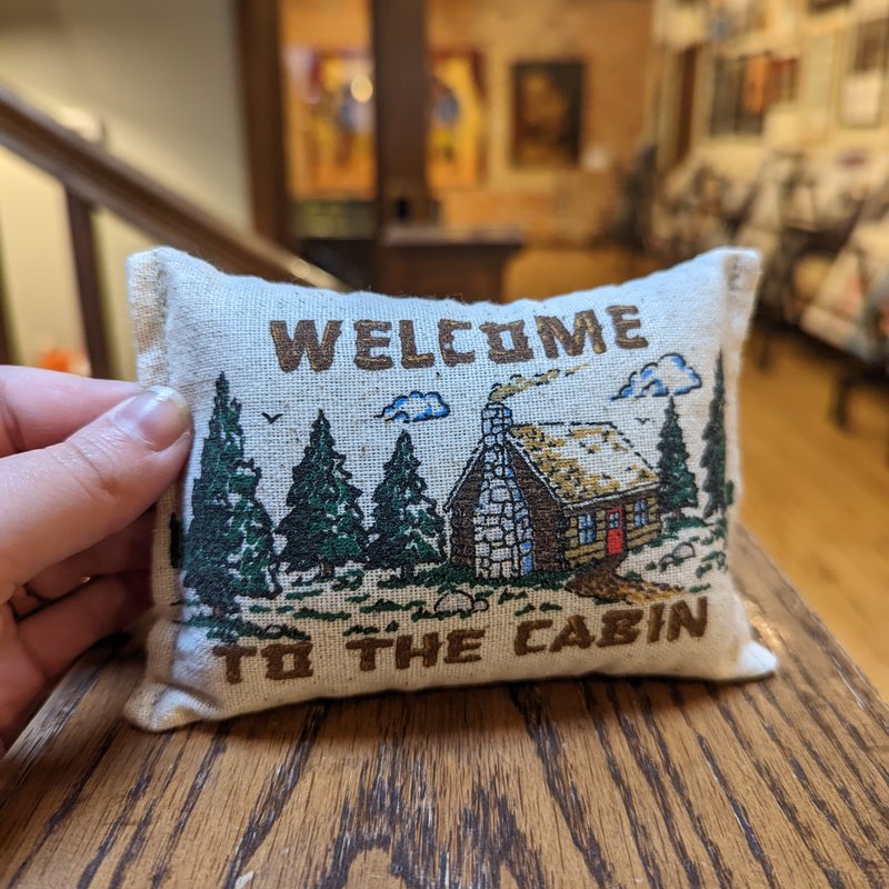 Welcome to the Cabin Balsam Pillow