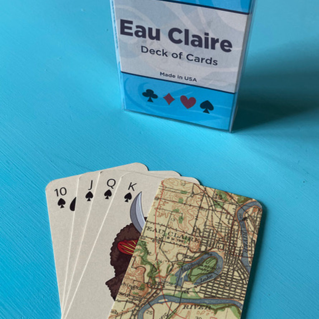 Volume One Playing Cards - Eau Claire Map