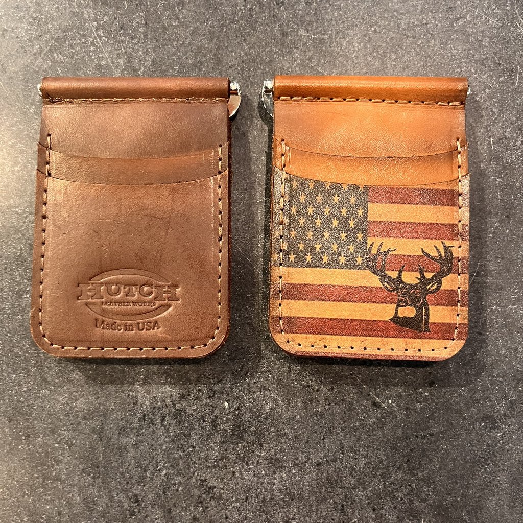 Hutch Leather Works Minimalist Front Pocket Wallet w. Clip