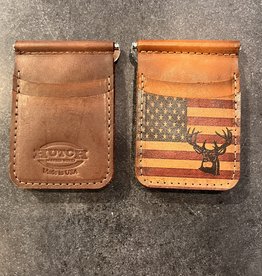 Hutch Leather Works Minimalist Front Pocket Wallet w. Clip