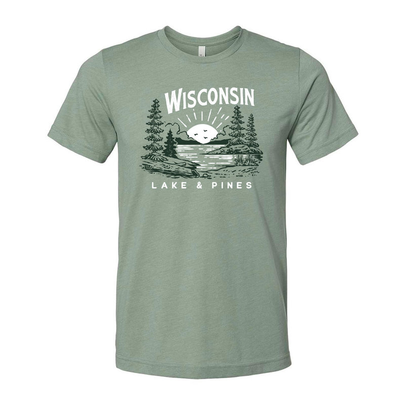 Forward Apparel Company Sunrise Tee (Lakes & Pines) - Sage