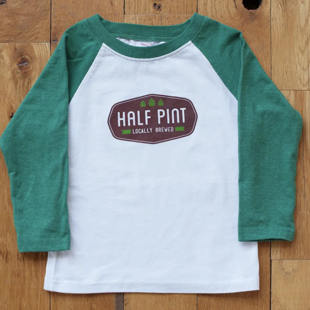 Sweetpea & Co. Kids Tee- Half Pint Raglan 8Y