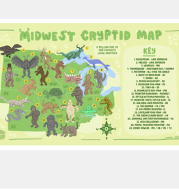 Lauren Marvell Midwest Cryptid Map
