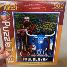Puzzle Twist Paul and Babe Jigsaw Puzzle