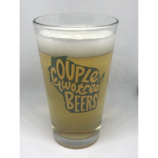 Couple Two Tree Beers Pint Glass