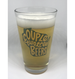 Flags Over Wisconsin Couple Two Tree Beers Pint Glass