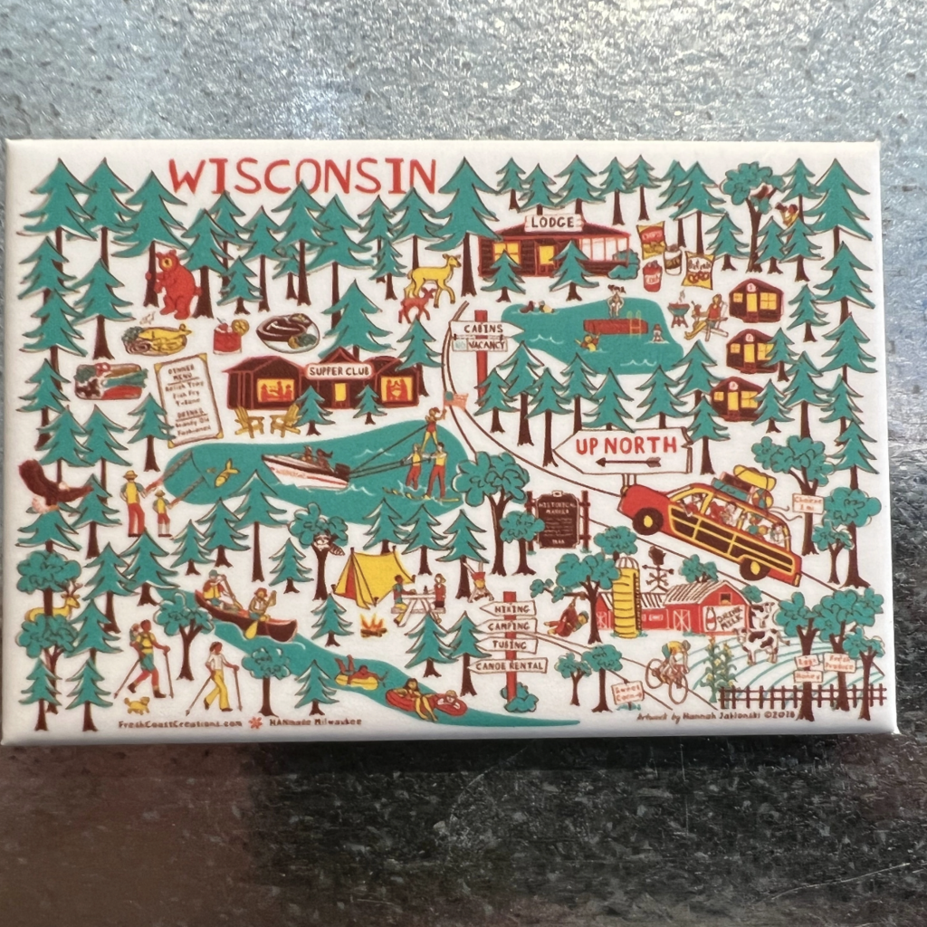 HANmade Milwaukee Magnet - Up North