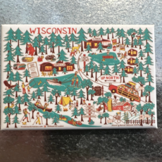 HANmade Milwaukee Magnet - Up North