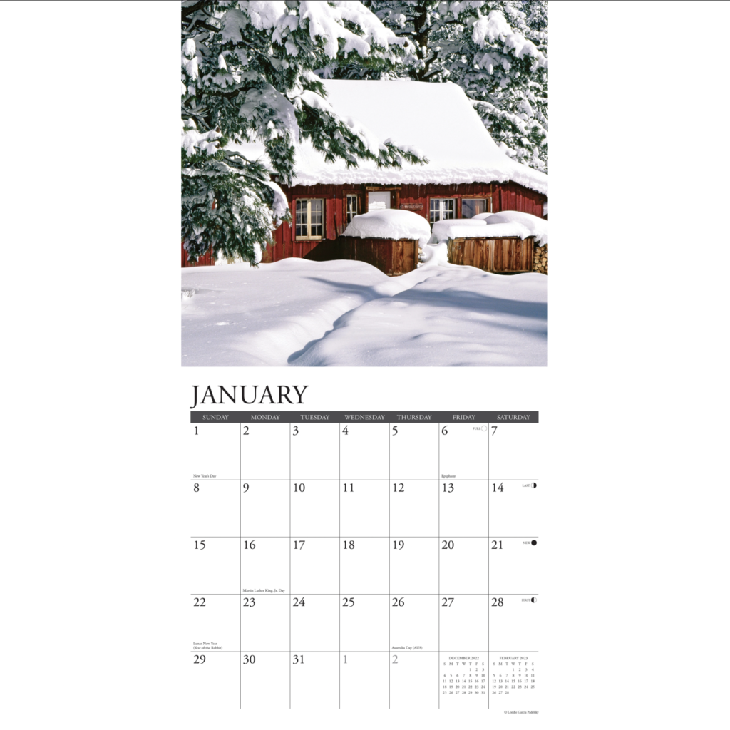 Volume One 2023 Calendar - Cabin Life