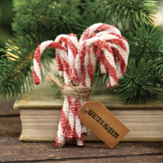 Sparkle Chenille Candy Canes (12/set)