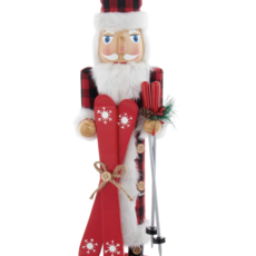 Volume One 15“ Santa Ski Nutcracker