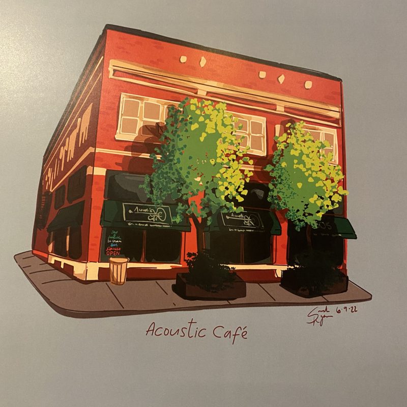 Acoustic Cafe Print 11x14