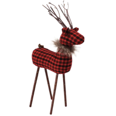 Plaid Reindeer - Medium