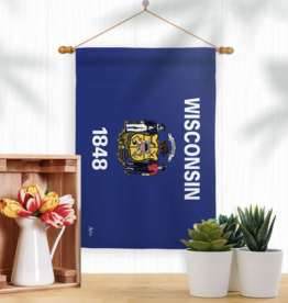 Two Group Flag Co (Faire) Wisconsin State Flag (28x40)