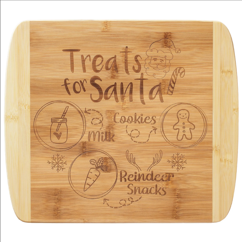 Treats For Santa 11" Cutting Board