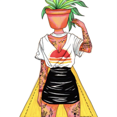 Pothead Prints Plant Pot Earrings (Assorted)