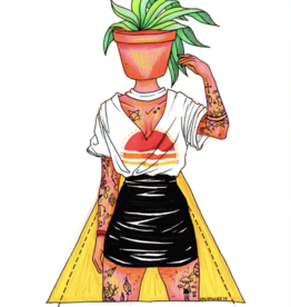 Pothead Prints Plant Pot Earrings (Assorted)