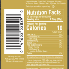 Honey Acres Inc. Honey Hot Mustard