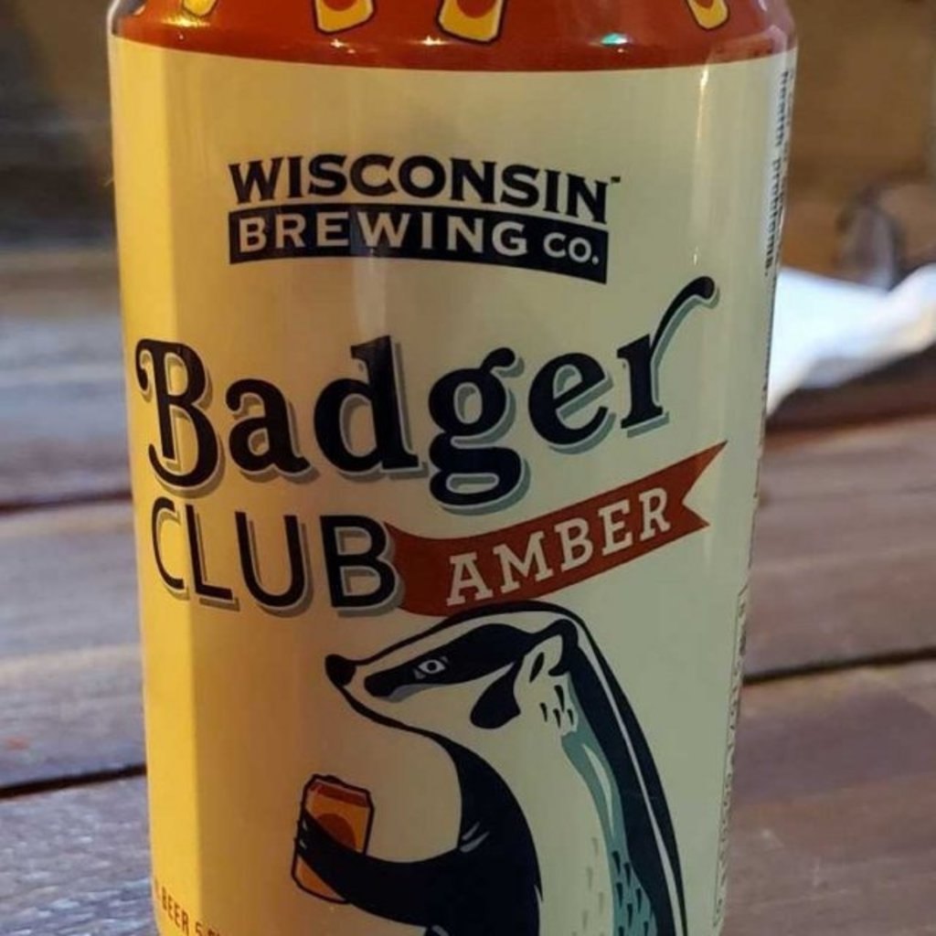 Wisconsin Brewing Wisconsin Brewing Badger Club Amber (12 oz Can)