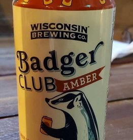 Wisconsin Brewing Wisconsin Brewing Badger Club Amber (12 oz Can)