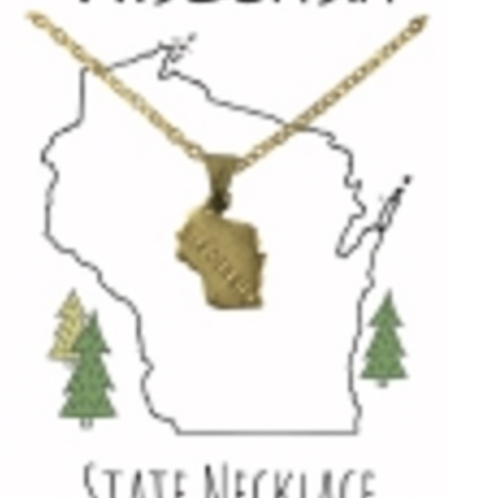 Dreamspirits Wisconsin State Necklace