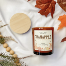 Cranapple Marmalade Amber Jar - Candle