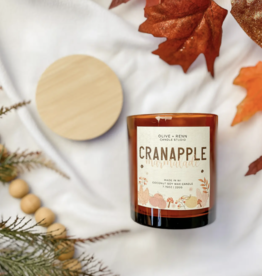 Cranapple Marmalade Amber Jar - Candle