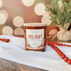 Holiday Cheer Amber Jar - Candle