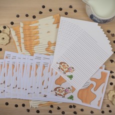 Brown Cow Stationary Set