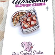 Pink Squirrel Studios Assorted WI Themed Pins - Small