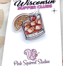 Pink Squirrel Studios Assorted WI Themed Pins - Small