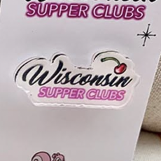 Pink Squirrel Studios Assorted WI Themed Pins - Small