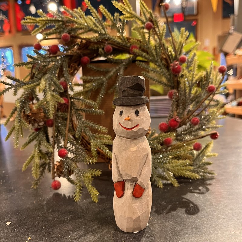 Denny Williams Wood Carving - Snowman