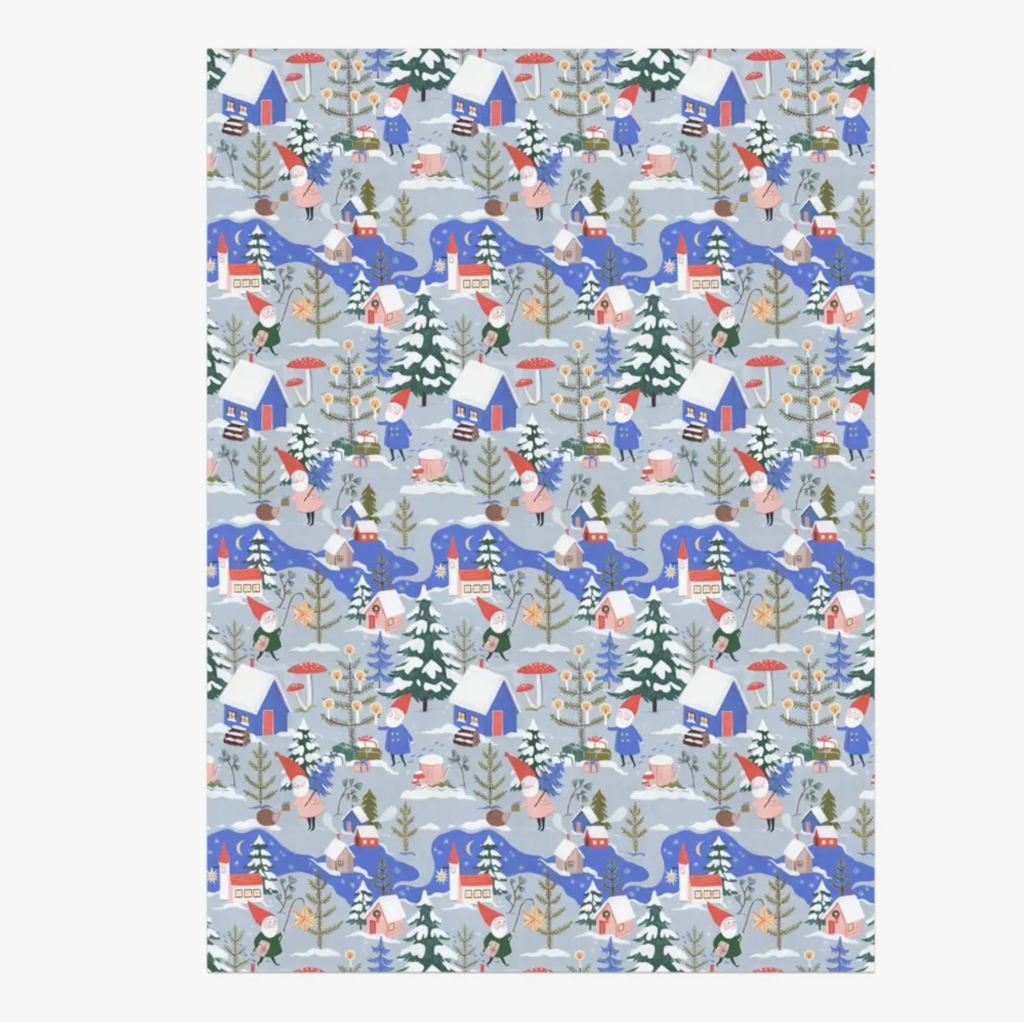 Holiday Wrapping Paper - Holiday Gnomes