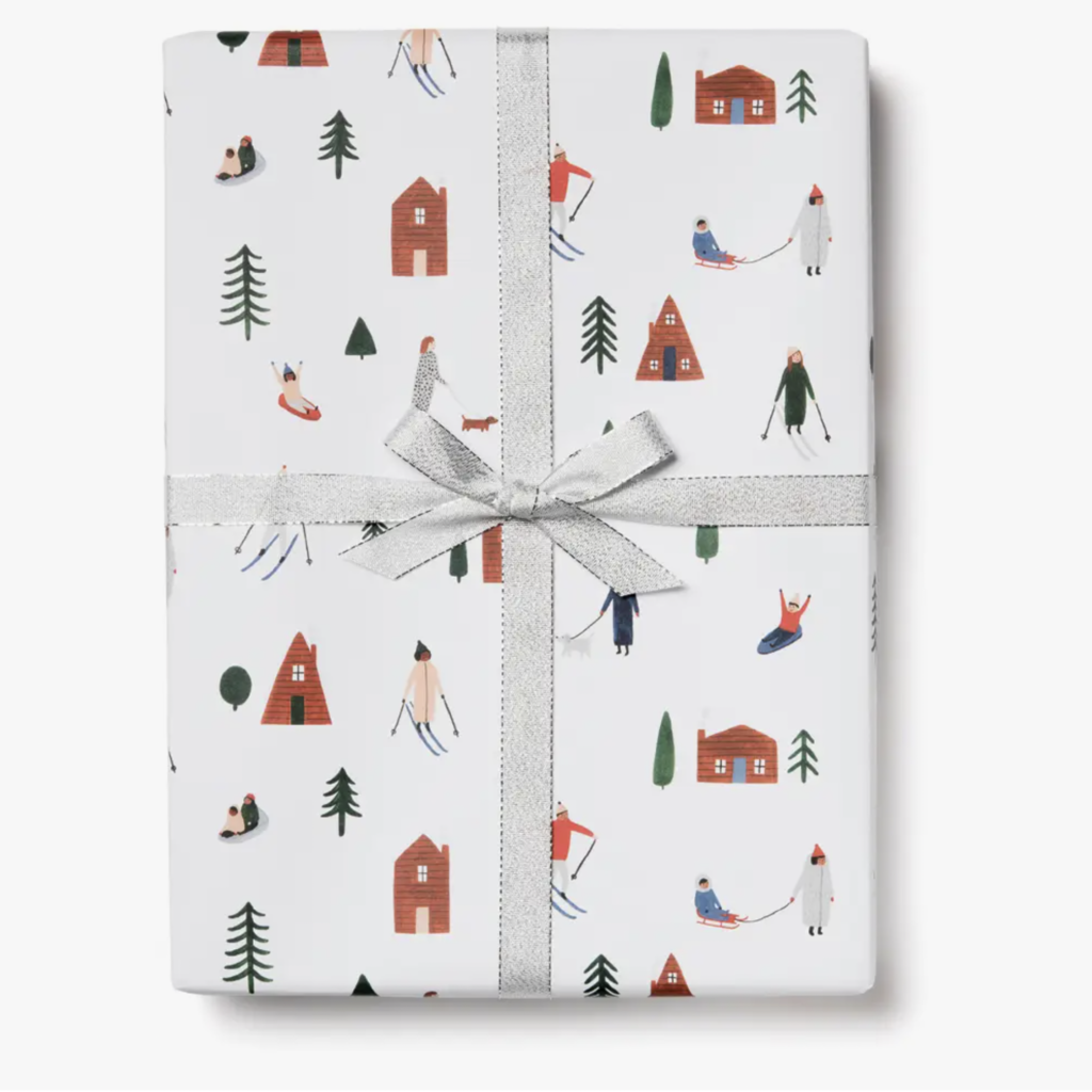 Holiday Wrapping Paper - Snow Day