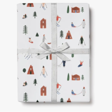 Red Cap Cards Holiday Wrapping Paper - Snow Day