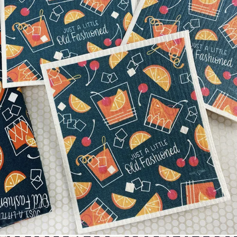 Pixel & Stitch Swedish Dishcloth - Just a Little Old Fashioned