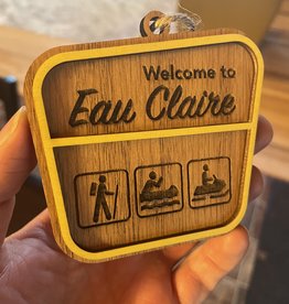 The Oaklair Woodcraft Park Sign Ornaments (Assorted)