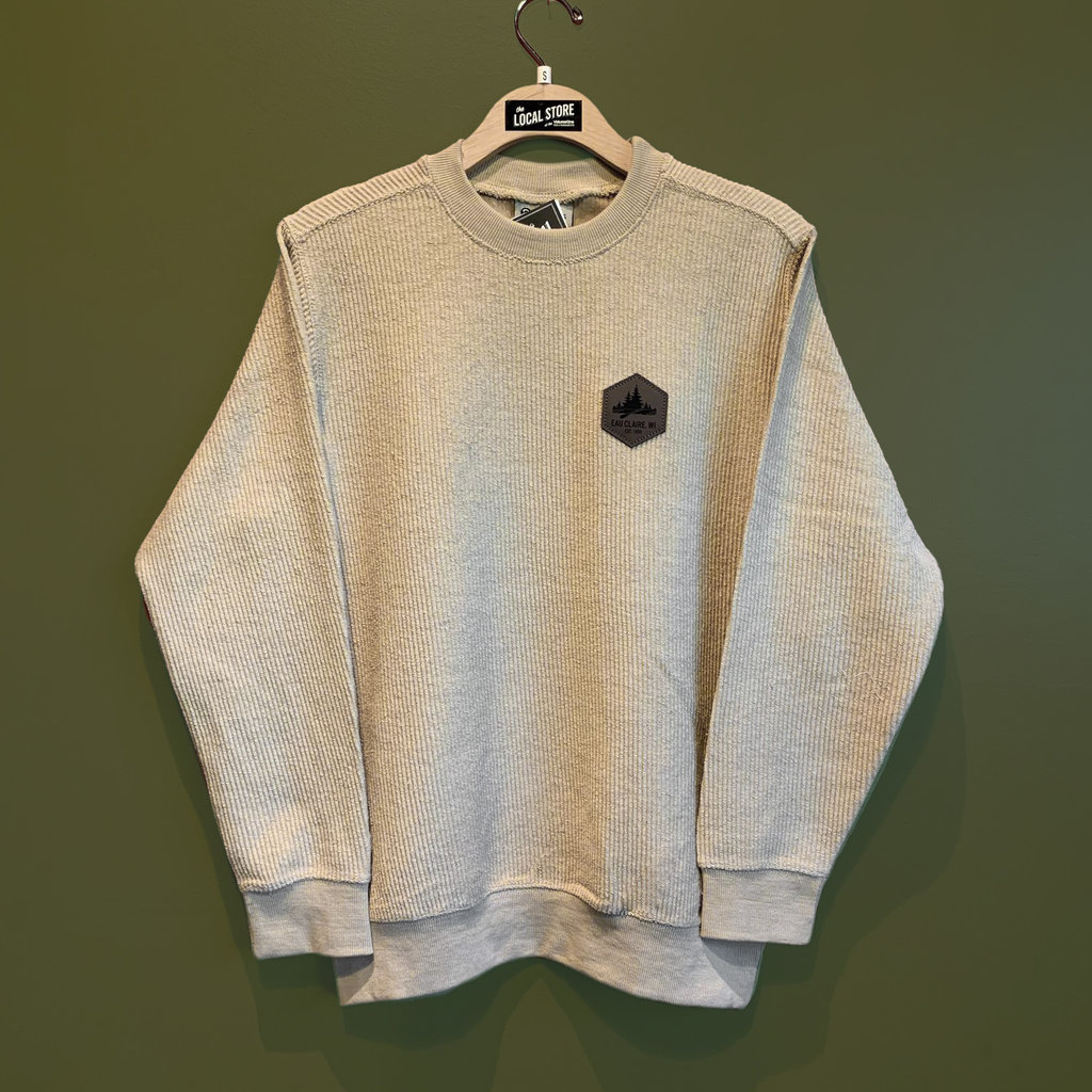 Volume One Eau Claire Corduroy Crewneck w. Patch