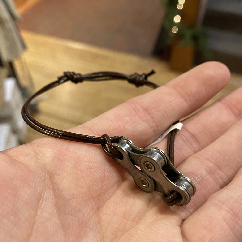 Jeff Mares Bike Chain Bracelet (adjustable)
