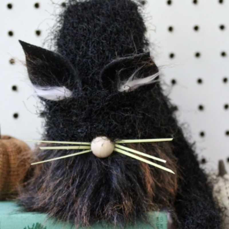 Periwinkle Jane + Co Black Cat Gnome