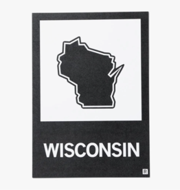 Wisconsin Outline Postcard