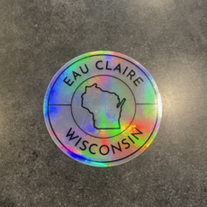Daisy Mae Designs Eau Claire, Wi Sticker (holographic)