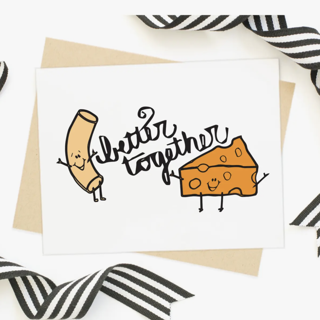 Wild & Precious Better Together Card- Noodle and Cheese
