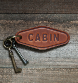 Cabin Leather Keychain